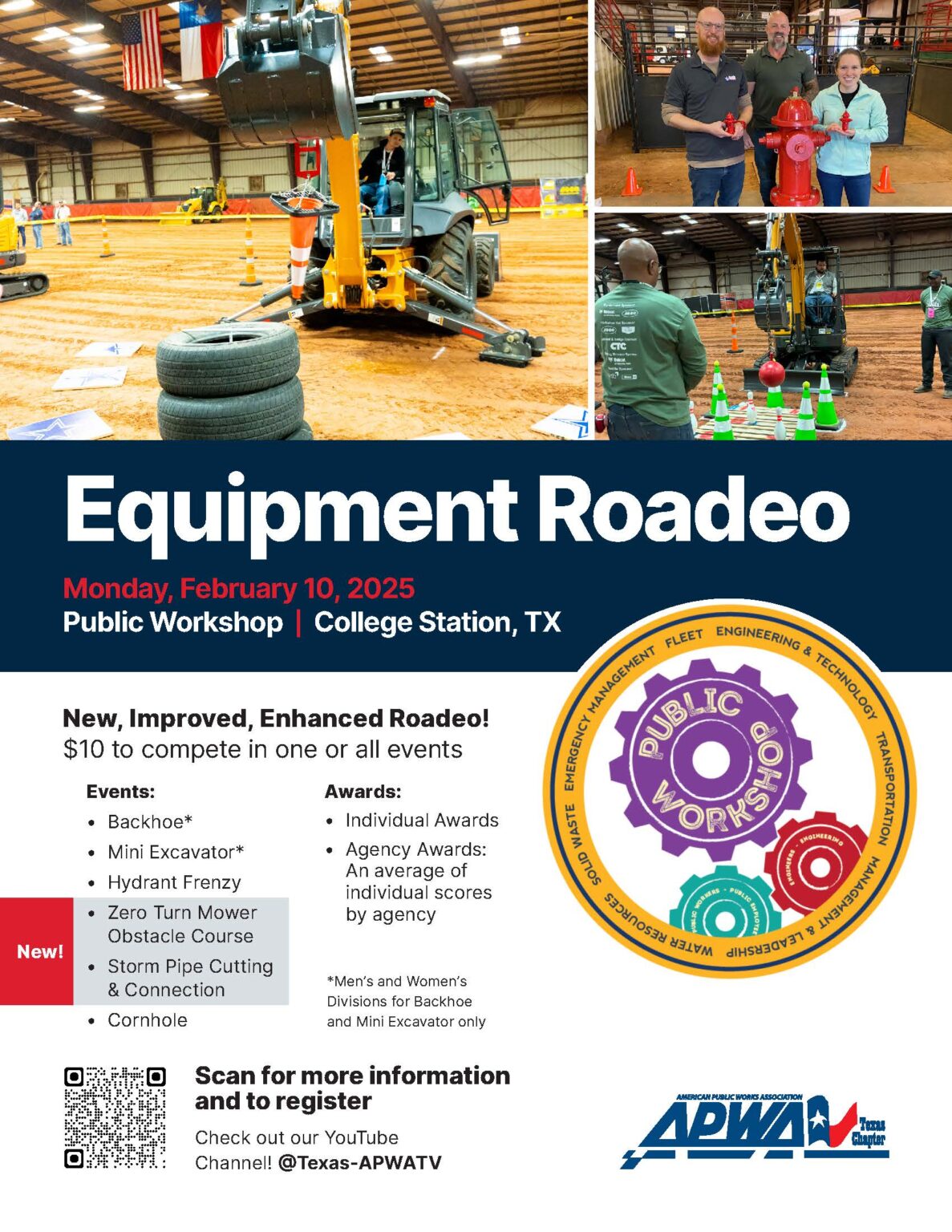 TX-APWA 2025 Public Workshop and Equipment Roadeo – APWA Texas Chapter