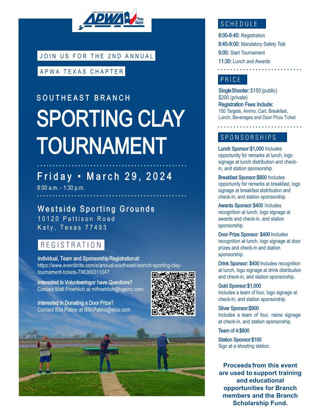 TX-SE Branch-APWA 2nd Annual Sporting Clay Tournament Image