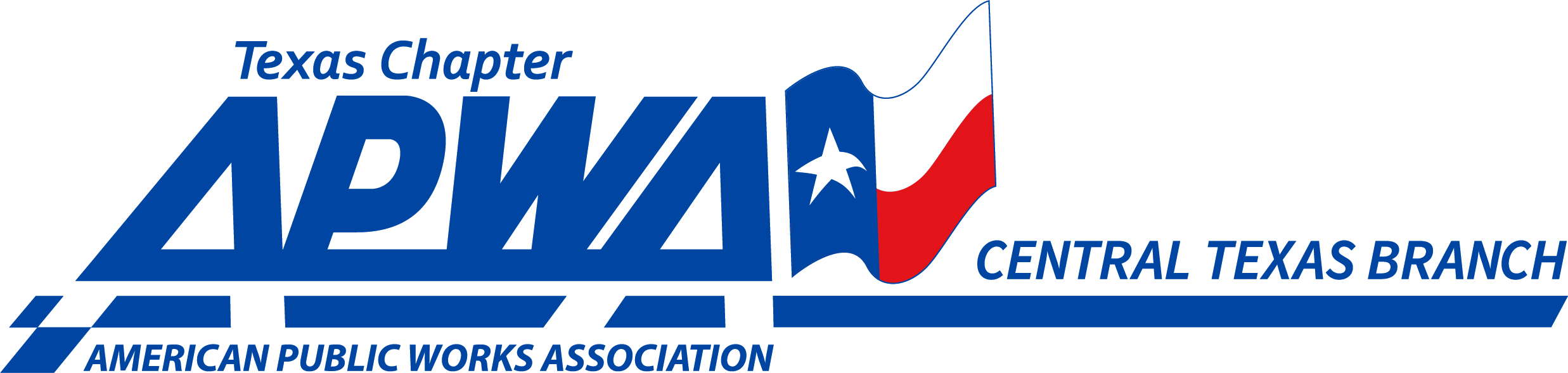 APWA TX Central Texas Branch Logo w Flag_Blue